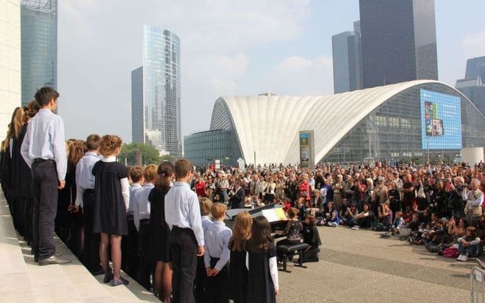 Concert de musique classique sur le Parvis de la Défense