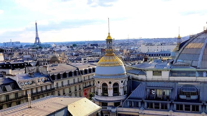 Vue de Paris depuis Printemps Hausmann