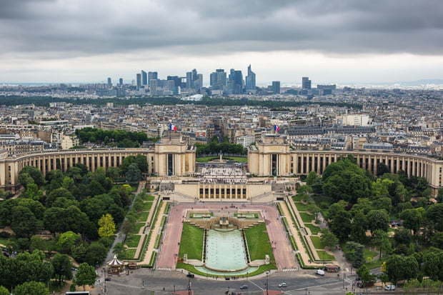 Vue de Paris depuis le sommet de la Tour Eiffel