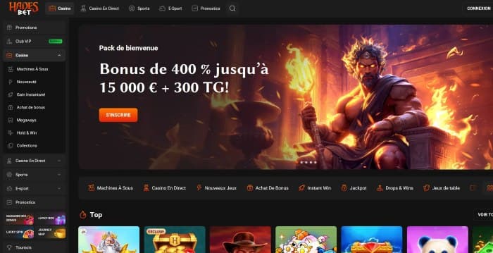 HadesBet Casino - Aperçu