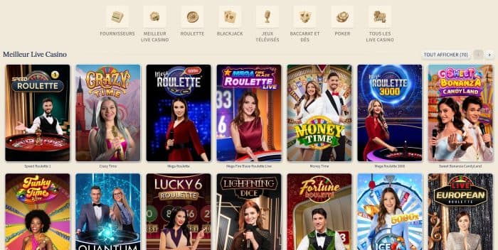 live casino vip luck
