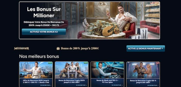 bonus millioner