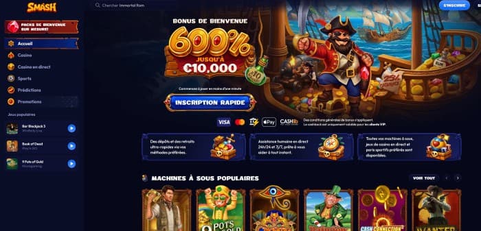 Smash Casino - Aperçu