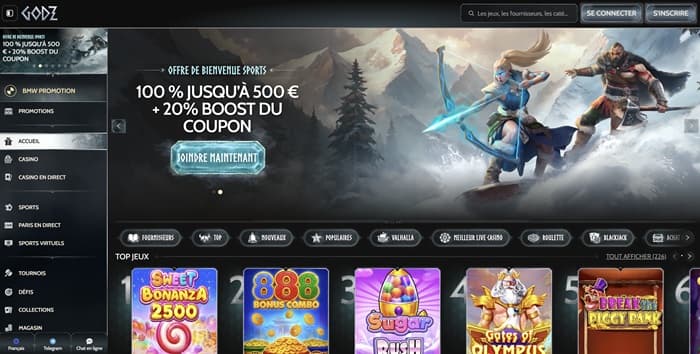 Godz Casino - Aperçu