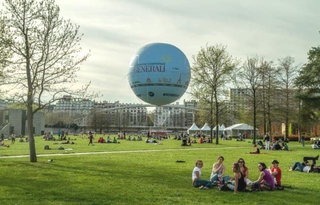 Parc André Citroën dans le 15ème arrondissement