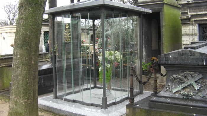 La tombe de Michel Berger et France Gall au cimetière Montmartre