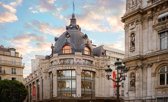 Le BHV dans le Marais.