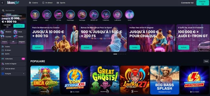 Likes.bet - Aperçu