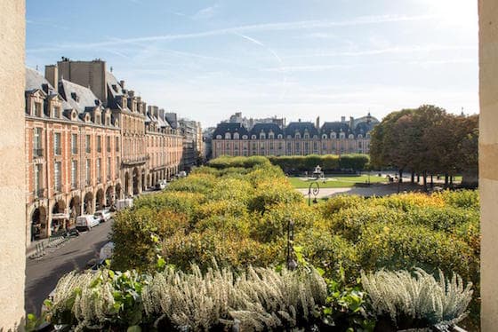 Quartier du Marais à Paris.