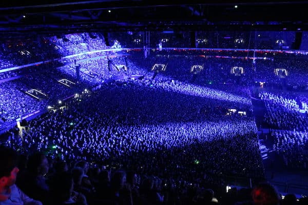 Concert à Paris la Défense Arena.